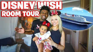 DISNEY WISH CRUISE SHIP BALCONY ROOM TOUR!