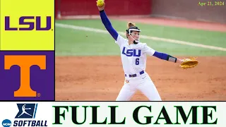 Lsu vs Tennessee softball FULL GAME IN4,5 | Apr 21,2024 | College Softball 2024