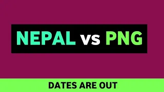 Nepal vs Png ODI Series | Dates are Announced | Associate Cricket | Daily Cricket