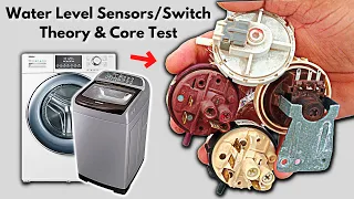 Washing Machine Water Pressure Level Sensor/Switch Working Principal & Repair