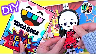 Paper Diy ✨Toca Boca × The Amazing Digital Circus Blind Bag #asmr #paperdiy