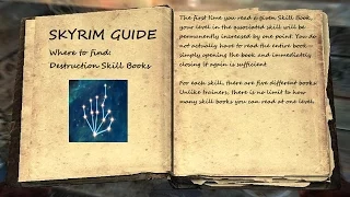 Skyrim Guide - Where to find: All 5 Destruction Skill Books (1080p HD)