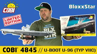 COBI® 4845 U-BOOT U-96 (TYP VII C) 💥 LIMITED EDITION 💥 1:144 ▶️ REVIEW & HISTROY