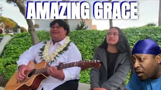 HIP HOP Fan REACTS To Iam Tongi & Eta Lauti COVER “Amazing Grace”