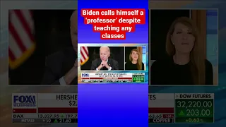 Biden says he was a professor, but didn’t teach a single class #shorts