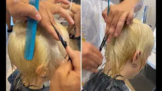 How to cut a short pixie haircuts for women | Very Short Layered Cutting Techniques