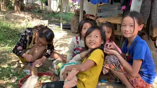 Khmu Village on the Road to Kuang Si Waterfalls, Luang Prabang Laos