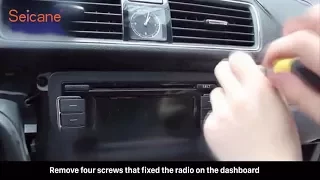 How to remove and upgrade your radio to new large screen radio for Volkswagen Passat installation