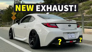 NEW EXHAUST For My 2022 Subaru BRZ!