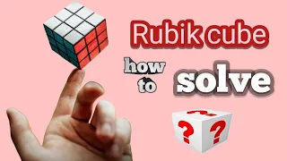 how to solve Rubik's cube #rubikscube