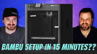 Bambu Lab claims only 15 minutes to set up their 3D printer...