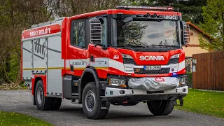 POŽÁRY.cz: V Sedlištích hasiči slavnostně převzali novou cisternu Scania z dílen firmy THT Polička