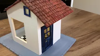 Diy Actibles - Let's Build a Realistic Light Miniature House from Cardboard and Styrofoam