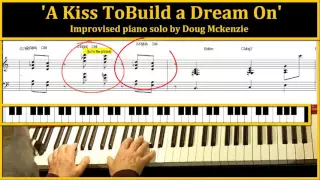 A Kiss To Build A Dream On - jazz piano tutorial