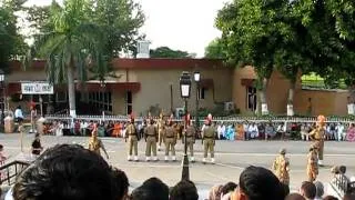 India Pakistan border ceremony 2 - 9/14/09