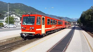 Regionalzug der Zillertalbahn von Jenbach nach Mayrhofen, 2023