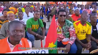 Ibrahim Traoré, Message au peuple  Burkinabé