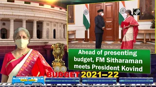 Ahead of presenting budget, FM Sitharaman meets President Kovind