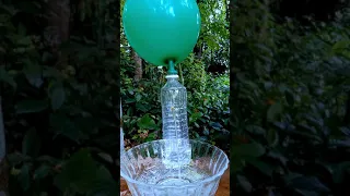 balloon and plasticbottlelife hacks ExperimentEasy Science Experiment With water#short video#m4tech