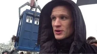 The Doctor at Trafalgar Square - Doctor Who: 50th Anniversary Special - BBC One