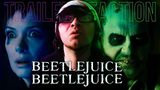 Reacting to BEETLEJUICE BEETLEJUICE Official Teaser Trailer REACTION & BREAKDOWN