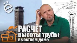 Высота трубы и ветровой подпор. Как рассчитать высоту трубы для частного дома.