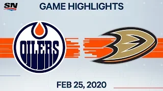 NHL Highlights | Oilers vs. Ducks – Feb. 25, 2020