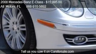 2008 Mercedes-Benz E-Class E350 4dr Sedan for sale in Homest