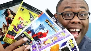 BLACK FRIDAY 2017 HAUL - 4K Movies, DVD, Toys, TMNT | Andre Black Nerd