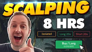 Live Crypto Scalping for 8 Hours (100% Win Rate)