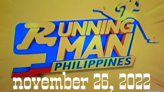 Running Man Philippines November 26, 2022