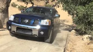 Nissan Armada off roading at hollister hills stairs part 3