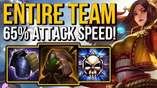 Giving My ENTIRE TEAM 65% Attack Speed! | Cowl & Shoguns Build Ama Solo