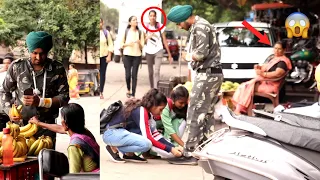 AN INJURED SOLDIER PEOPLE HELP OR NOT | A SOCIAL EXPERIMENT | INDIAN PRANKS