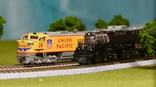 Model Trains - Union Pacific Steam and Diesel