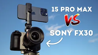 iPhone 15 Pro Max против Sony FX30 Для Видео в LOG