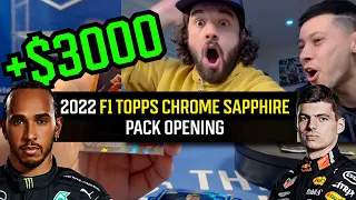 $3000 VARIATION PULL! | Topps Chrome F1 SAPPHIRE 2022 Pack Opening | Case Break Part 3