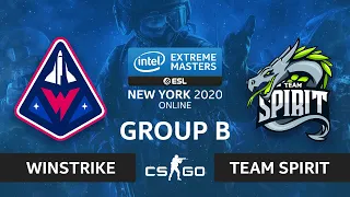 CS:GO - Team Spirit vs. Winstrike [Nuke] Map 2 - IEM New York 2020 - Group B - CIS