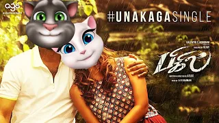 Bigil-Unakaga song Talking tom version,#thalapathyvijay,#nayanthara,#arrahman,#atlee,#unakaga