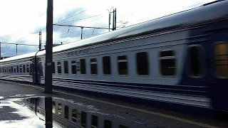 Поезд "Оберіг" №64 Харьков - Киев и отправление PESA 620M