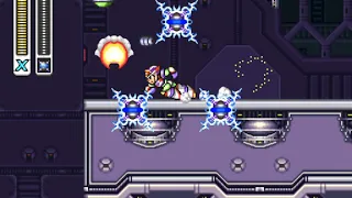 Mega Man X3 (X No Damage Run) - Dr. Doppler's Lab (Press Disposer)