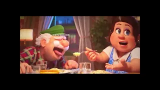 Mario’s family dinner scene The Super Mario Bros Movie