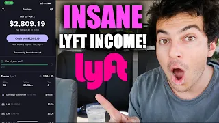 How To Make $2,800 As A Lyft Driver in ONE WEEK!