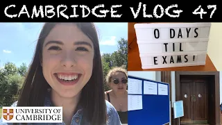 CAMBRIDGE VLOG 47: time for exams...