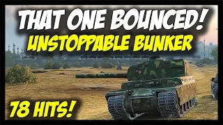 ► World of Tanks: Unstoppable Bunker Type 4 Heavy - 78 Shots Received!