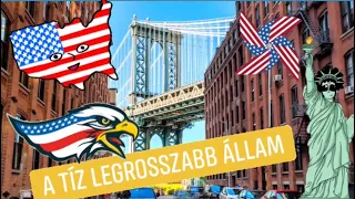 A 10 LEGROSSZABB állam! (1.rész) Szegénység, bűnözés, mostoha körülmények?