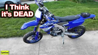 My Yamaha YZ450FX Supermoto is DEAD? Abandoned For 2 Years! | CycleCruza