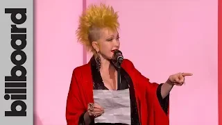 Cyndi Lauper Presents Billie Eilish With The Woman of the Year Award | Women In Music