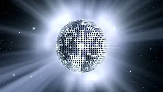 Spinning Silver White Disco Ball Vj Loop - Disco Ball Animation Party Background