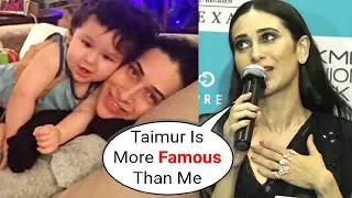 Karishma Kapoor Reaction On Nephew Taimur Ali Khan Being Paparazzi Favrouite